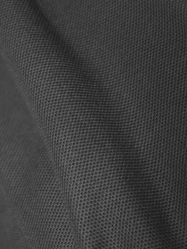 Plain Black Solid Pique Polo T Shirt