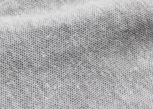 Grey pique fabric