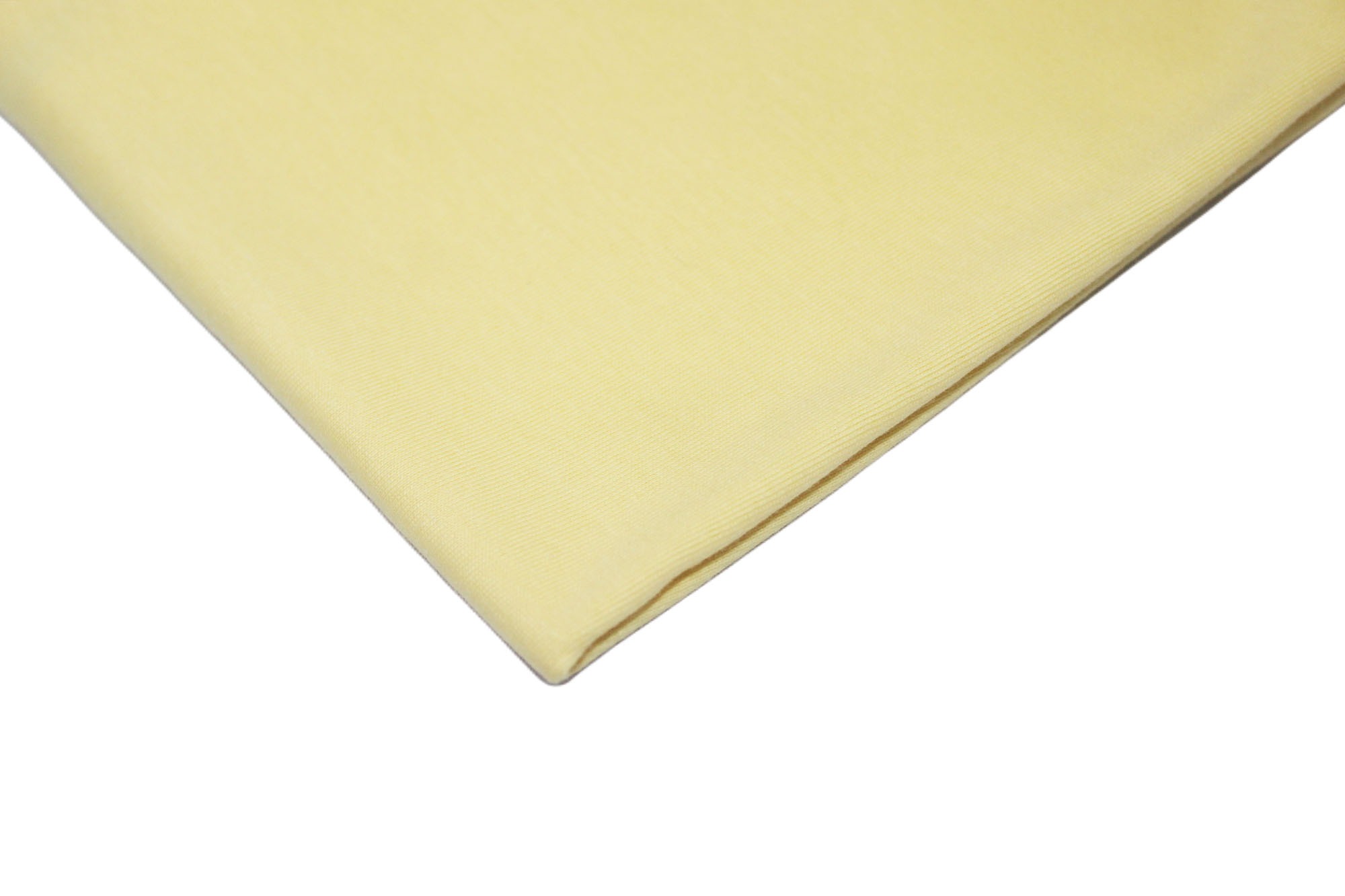 Ivory yellow round neck fabric image