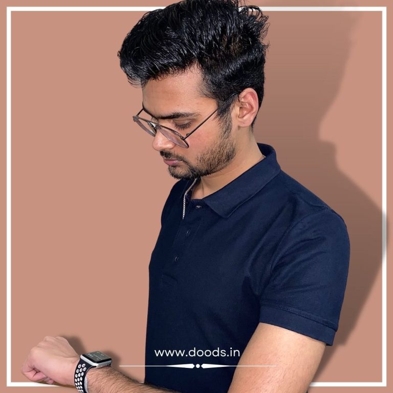 Navy blue polo tshirt from doods 2
