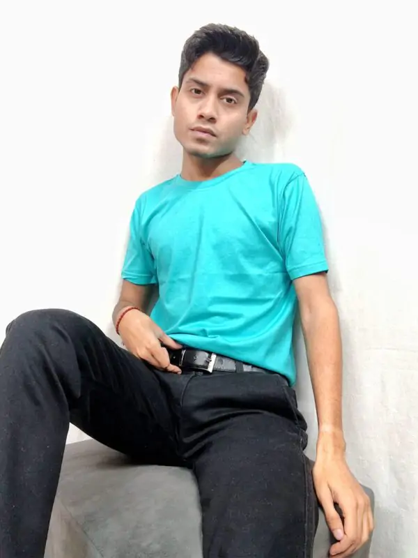 Sea Green Round Neck T-Shirt