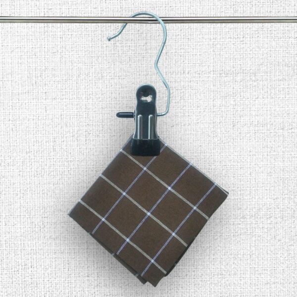 Brown Geometric Pattern Handkerchief