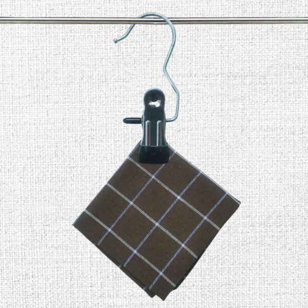 Brown Geometric Pattern Handkerchief