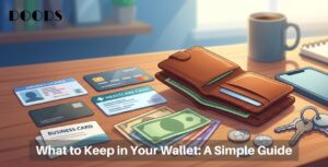 What to Keep in Your Wallet: A Simple Guide for Men