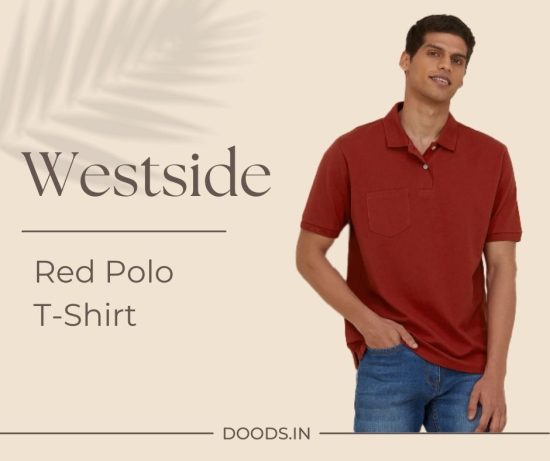 Westside Red Color Polo T shirt
